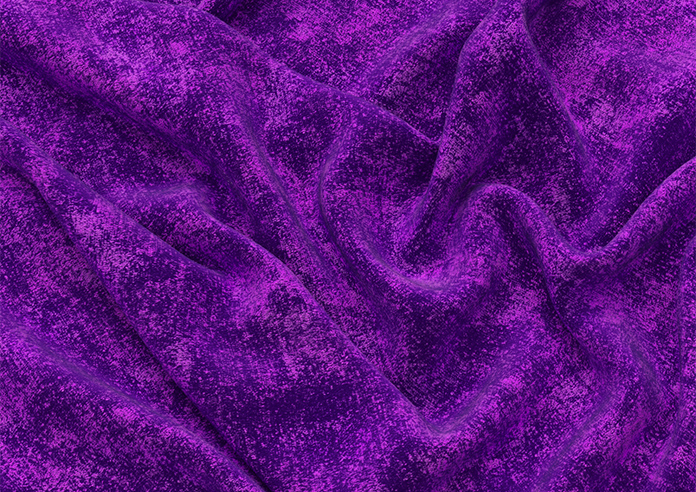 Caen Chenille, Purple - Motorised Roman Blind - Image 4